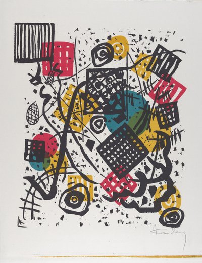 Kleine Welten V, 1922 von Wassily Kandinsky